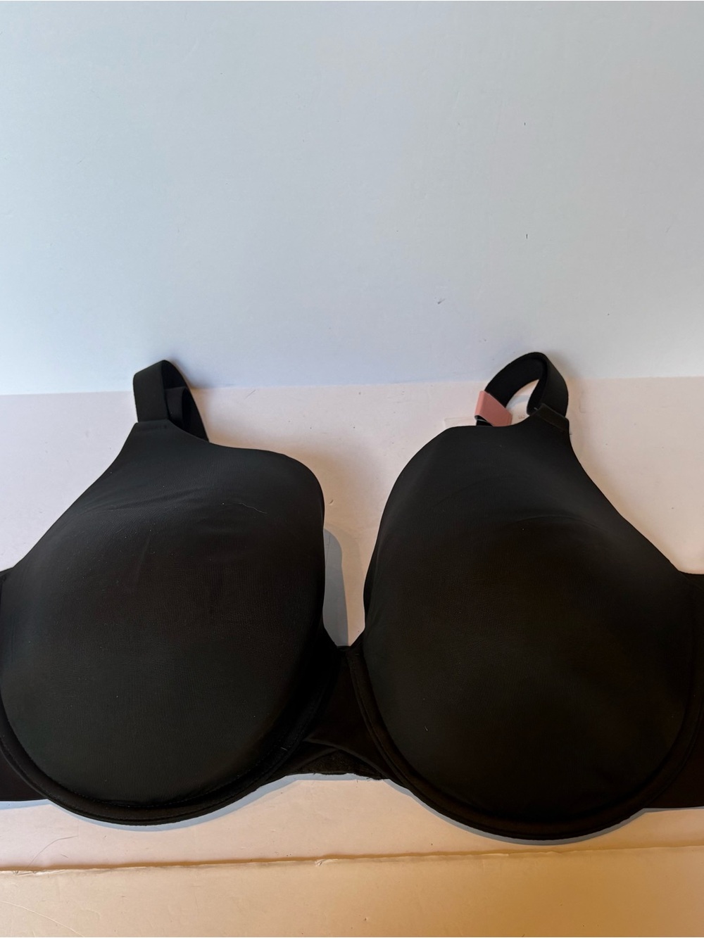 Cacique Women’s Smooth Black Full Coverage Bra Lightly Lined UW Size 46D NWT